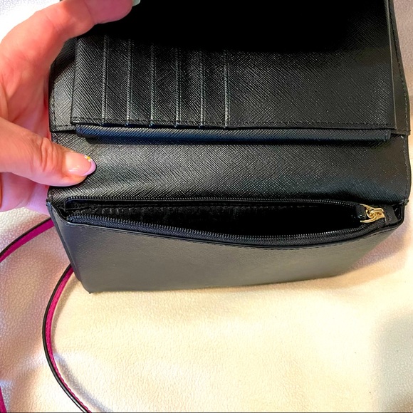 Kate Spade ♠️ Metallic Pink Clutch NWT - Picture 7 of 9